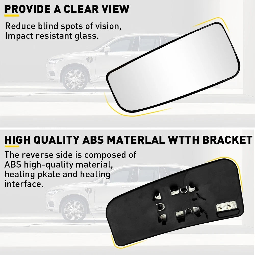 Lower Tow Mirror Glass Heated Driver Side For 2017-2022 FORD F250 F350 F450 F550 6B93BC-57