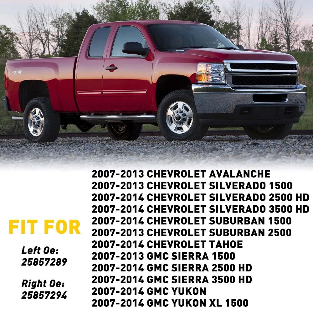 For 2007-2013 TAHOE SIERRA SILVERADO YUKON DOOR UPPER PANEL TRIM LEFT RIGHT EOA 6B93BC-57