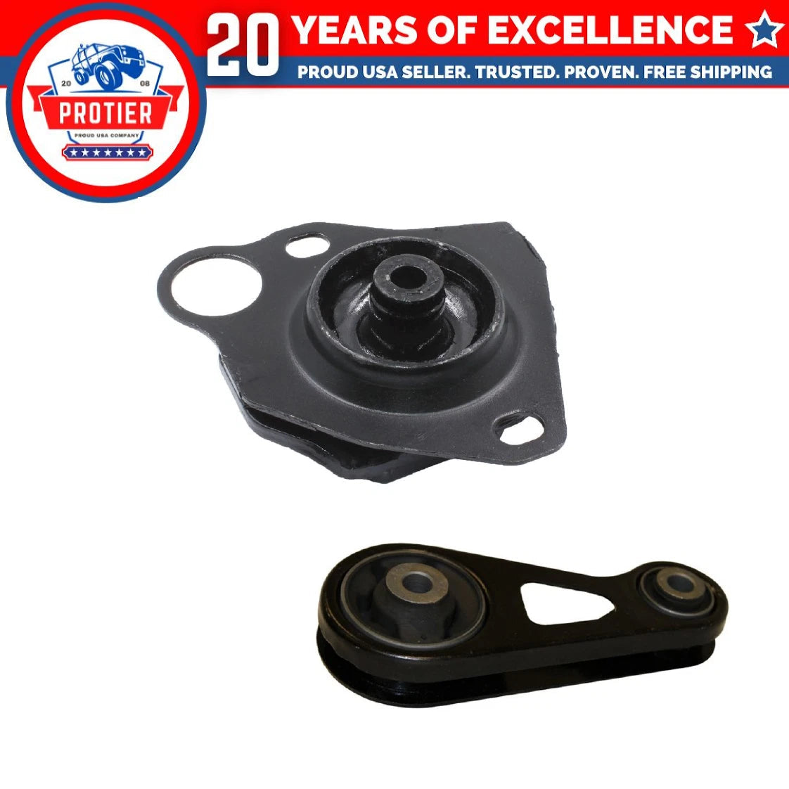 Torque Strut & Trans Mount 2PCS Set Fit 04-09 Toyota Prius 1.5L for Auto CVT 6B93BC-57