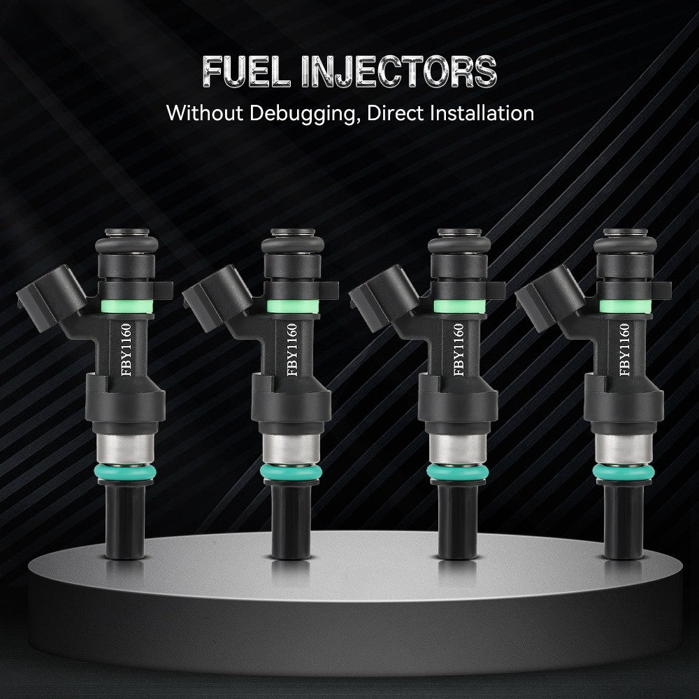 For Nissan Versa 1.6L 2009 2010 2011 4pcs Fuel Injectors 6B93BC-57