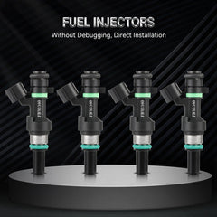 For Nissan Versa 1.6L 2009 2010 2011 4pcs Fuel Injectors 6B93BC-57