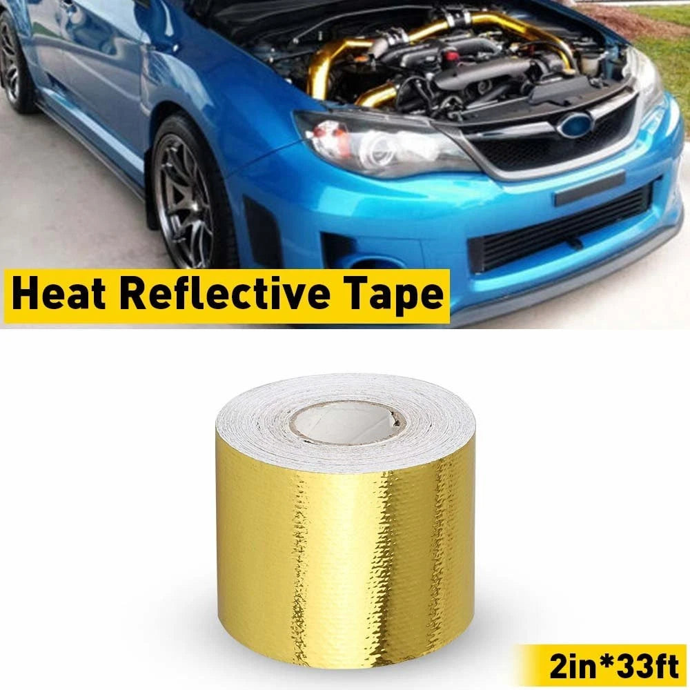 Self Adhesive Wrap Tape Fit For Car 1200°f Continuous Heat Reflective Shield 6B93BC-57
