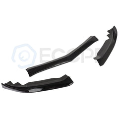 Fits 2015-2018 Cadillac ATS 3PC Black Front Bumper Spoiler Lip Splitter 6B93BC-57