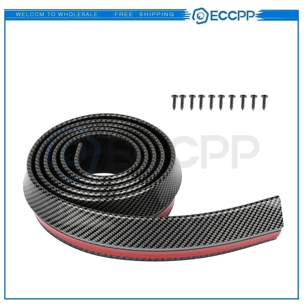 Universal Fitment Black Front Bumper Lip Splitter Spoiler Chin Body Kit 6B93BC-57
