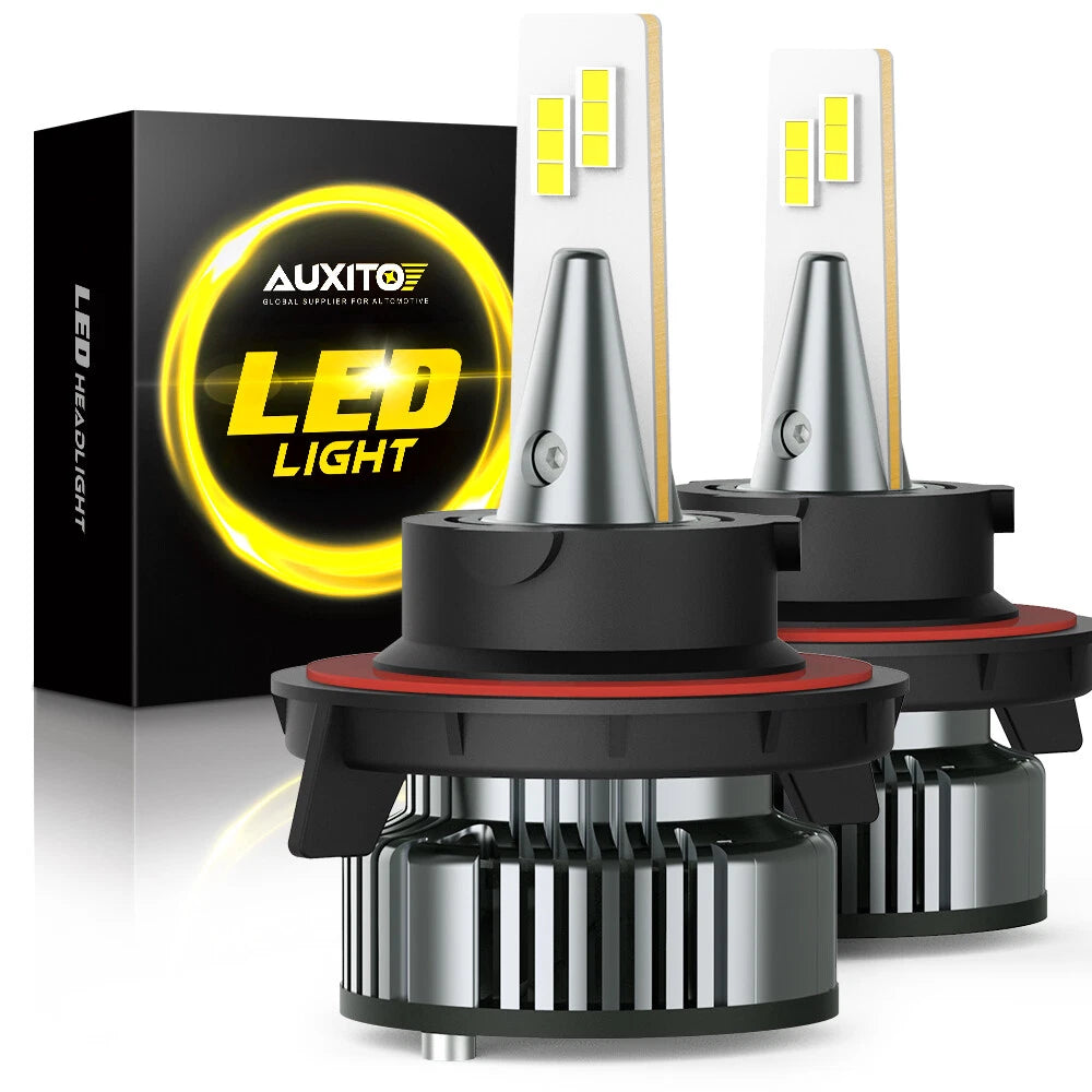 AUXITO H13 9008 LED Headlight Bulb High Low Beam White Light Canbus 6500K CANBUS AUXITO