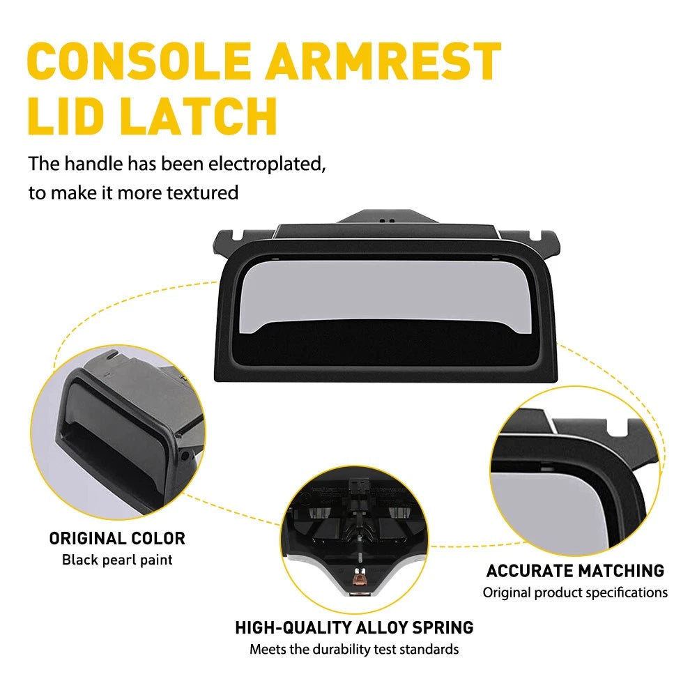 Center Console Handle Armrest Latch for Plate 14-20 Chevy GMC Yukon 22861304 EOA 6B93BC-57