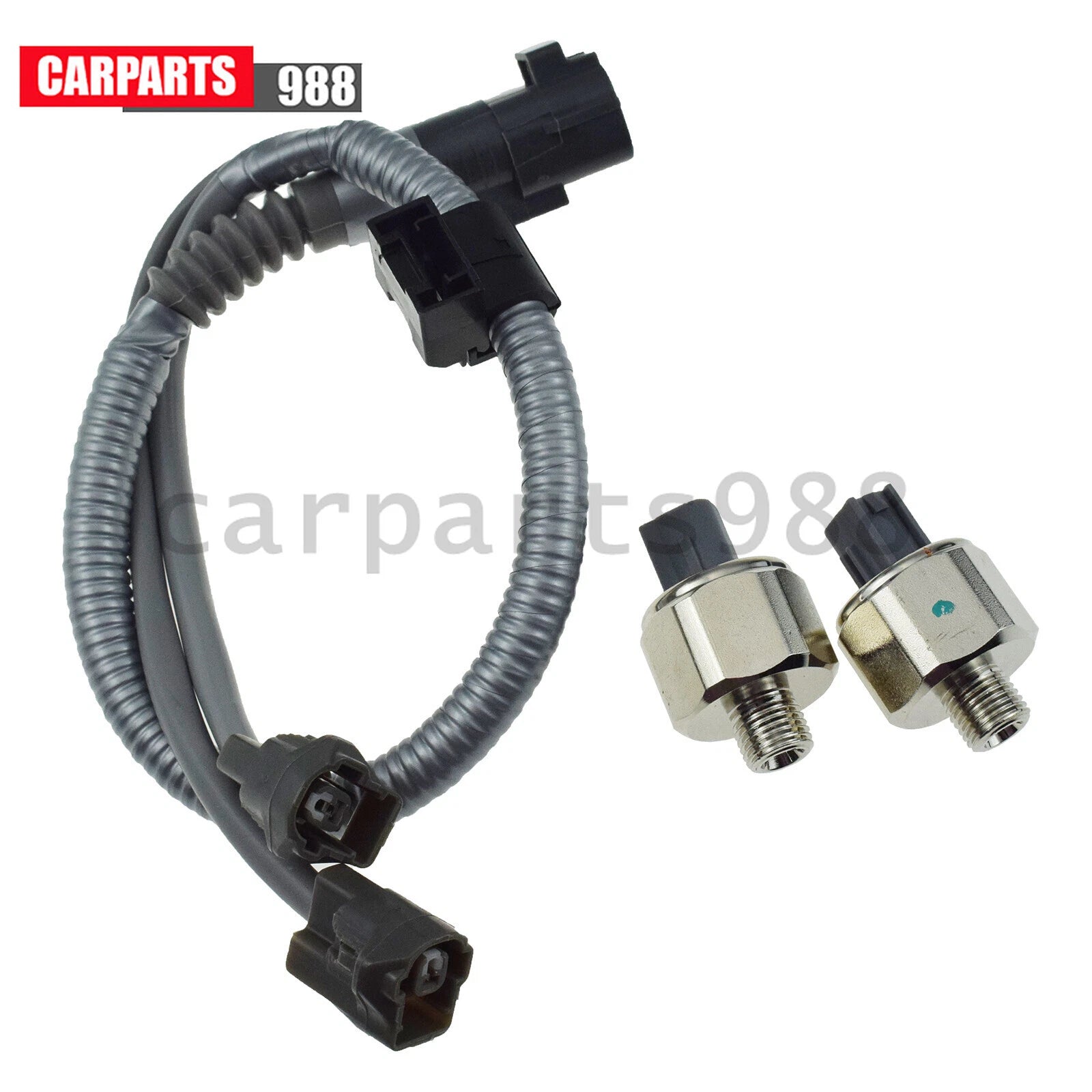 2Pcs Knock Sensors & Harness for Toyota Avalon Camry ES300 GS300 89615-12090 6B93BC-57