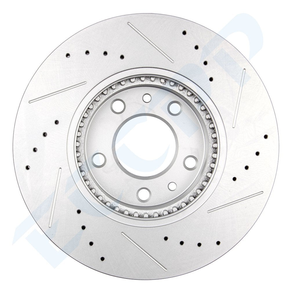 Front Brake Rotors + Brake Pads for 2006 - 2012 Fusion MKZ Mazda 6 Mercury Milan KOEEP