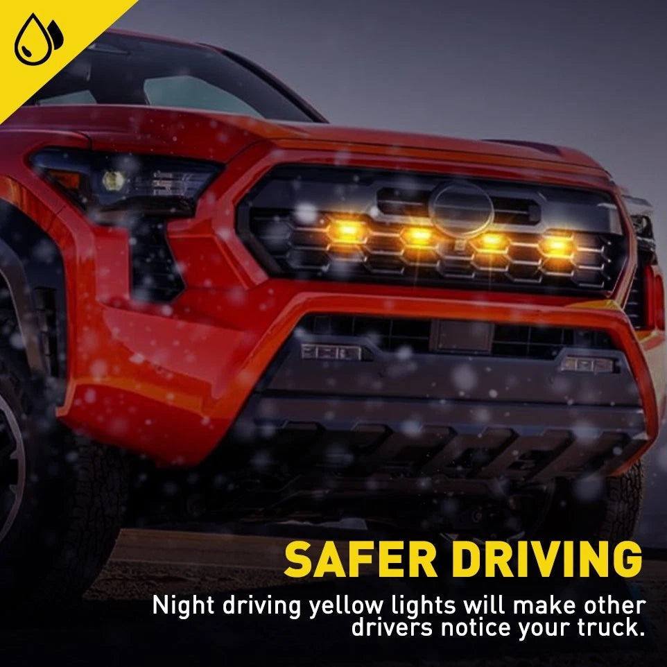 4x Front Bumper Amber Fog Lamp For 2024-2025 Tacoma TR D Sport / TR D Off-Road A 6B93BC-57