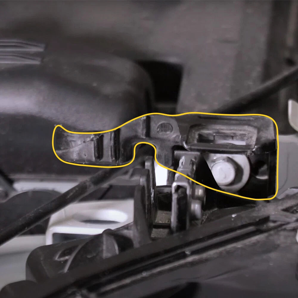 Left & Right Headlight Lamp Mount Bracket For Ford 13-16 Fusion Lincoln MKZ 6B93BC-57