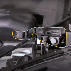 Left & Right Headlight Lamp Mount Bracket For Ford 13-16 Fusion Lincoln MKZ 6B93BC-57