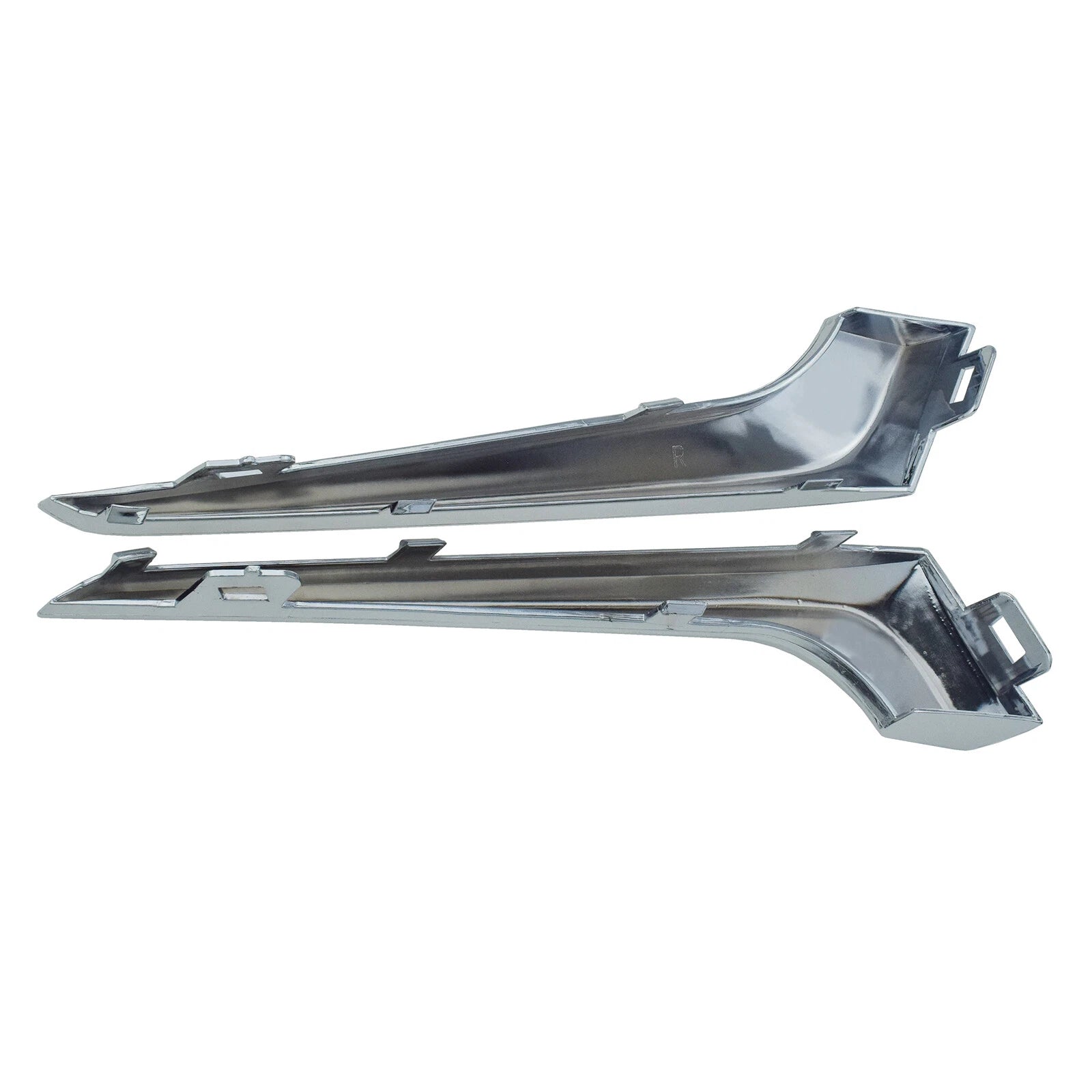 Chrome LH RH Front Bumper Fog Light Cover for Chevy Malibu 2016-2018 23478373 6B93BC-57