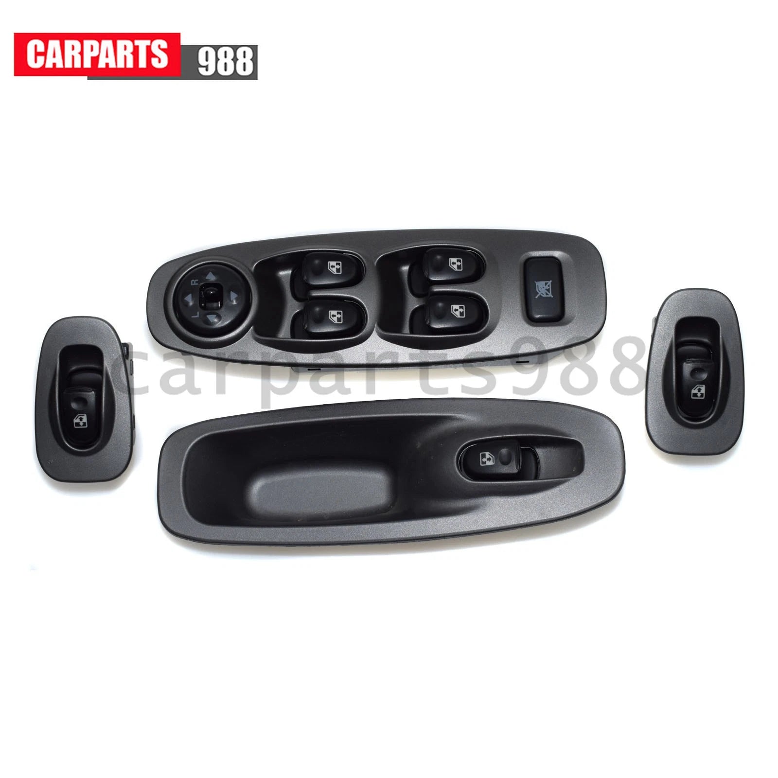 Power Window Switch Front Left & Right + 2x Rear Door For 2000-05 Hyundai Accent 6B93BC-57
