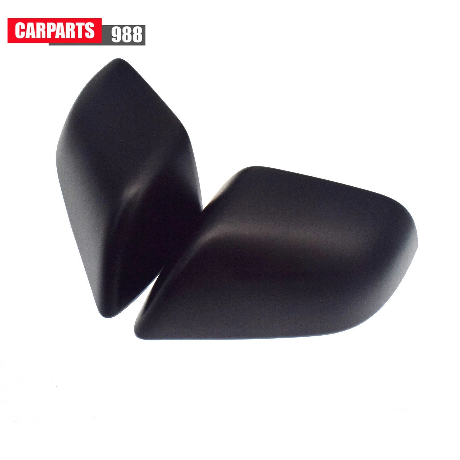 Pair For Tesla Model 3 2017-2022 Left Right Side Rearview Mirror Cap Cover Black 6B93BC-57