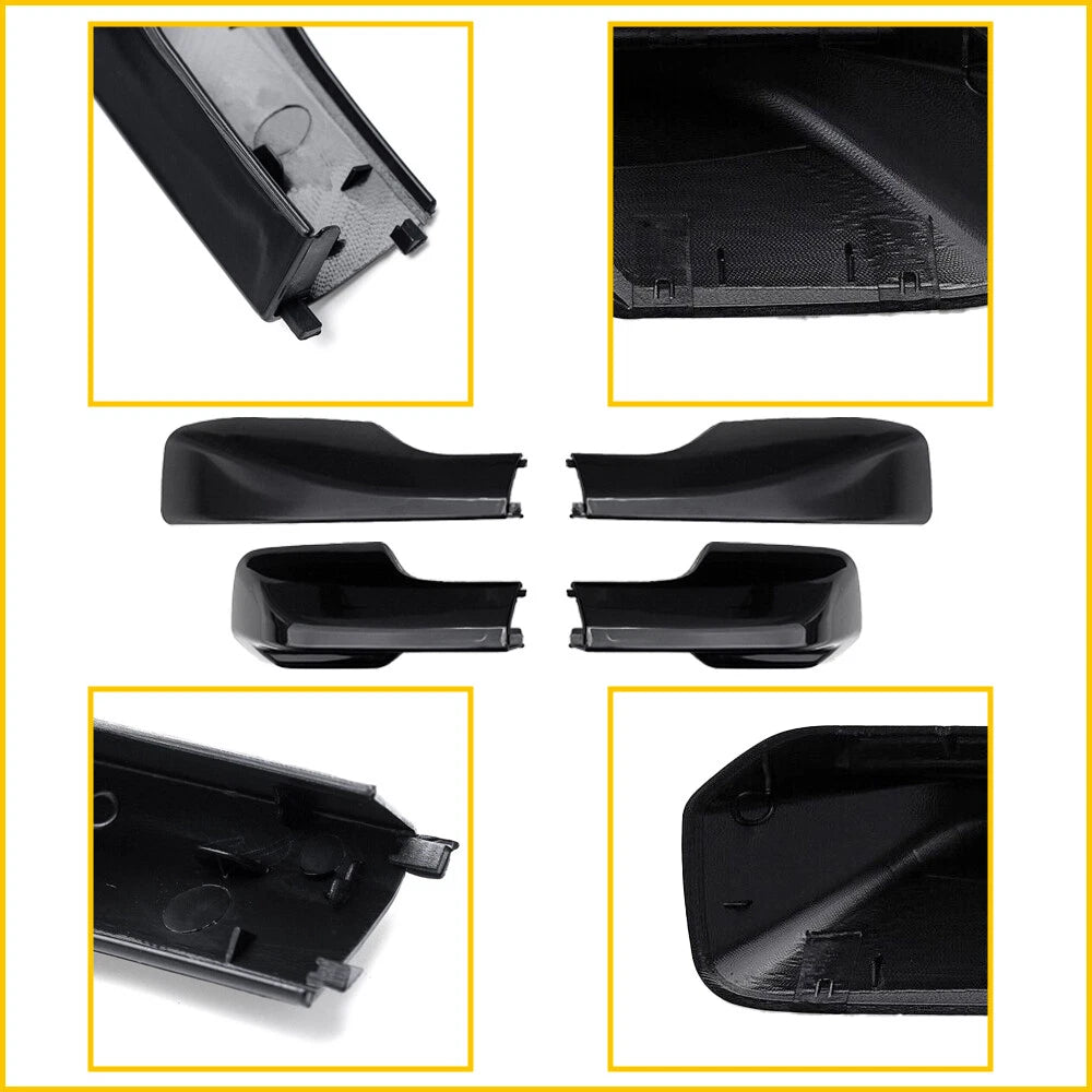 for Toyota RAV4 2001-2005 5-Door Black Top Roof Rack End Cover Shell Replace 4pc 6B93BC-57