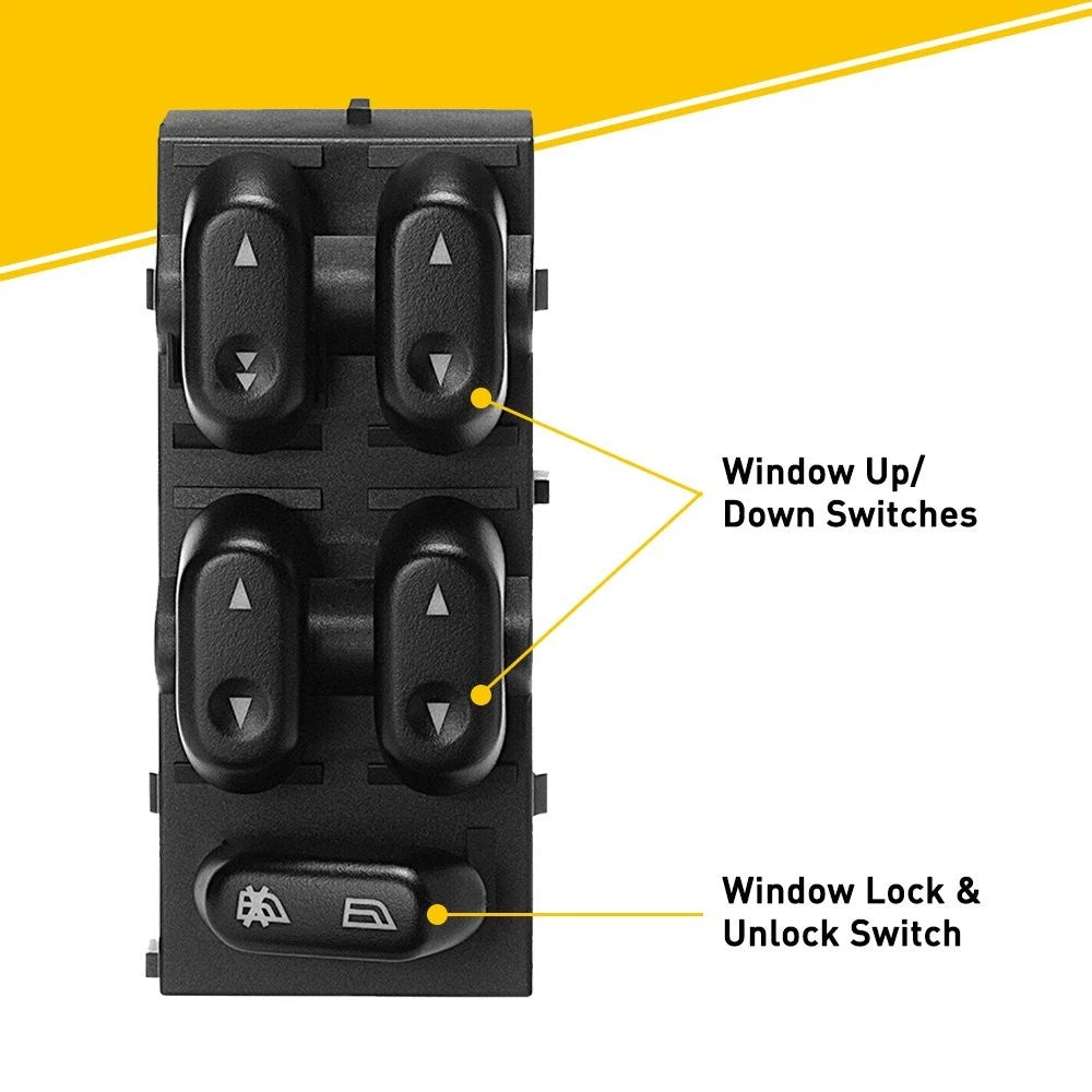 For 2004-2008 Ford F-150 Front Master Power Window Switch Driver Side Left EOA 6B93BC-57