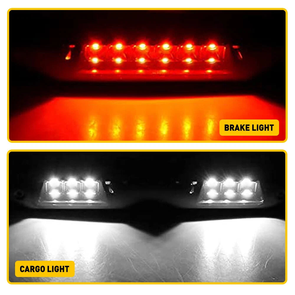For 1994-01 Dodge Ram 1500 2500 3500 LED 3RD Third Tail Brake Cargo Lamp Light A 6B93BC-57