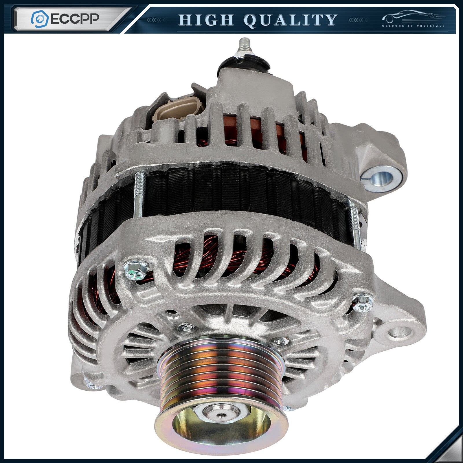 ECCPP Alternator for Infiniti G35 2007 2008 3.5L,G37 2008-2010 3.7L A003TJ1991 6B93BC-57