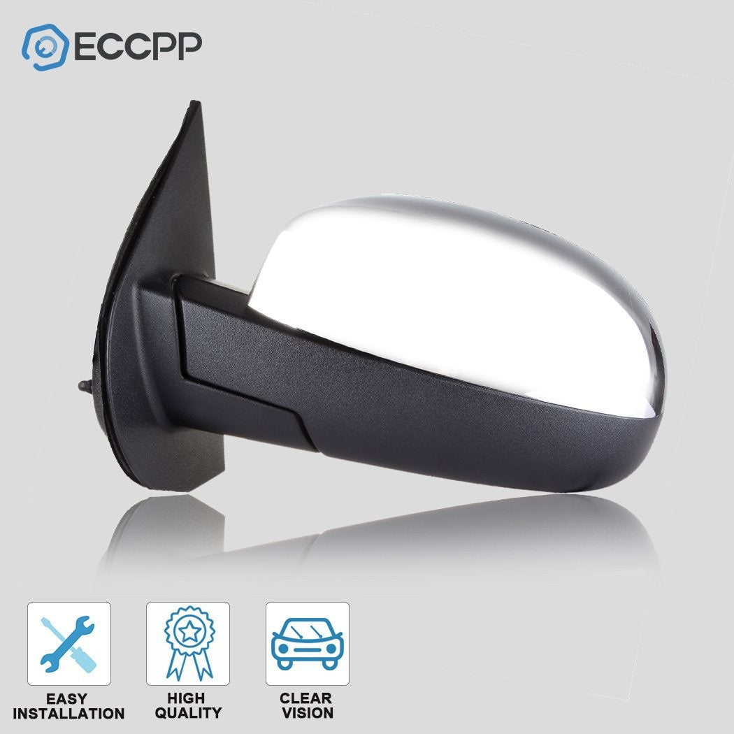 Chrome Mirror for 07-13 Chevy GMC Power-Fold Driver Side Heated Memory Signal 6B93BC-57