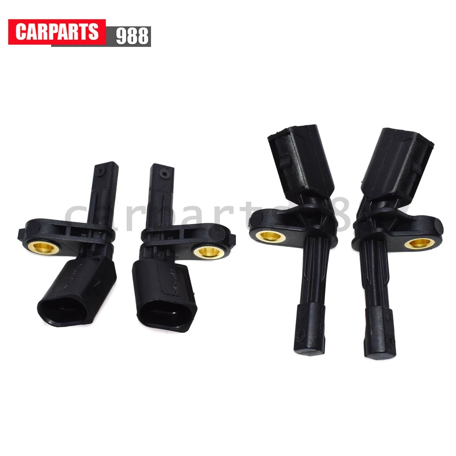4Pcs ABS Wheel Speed Sensor Front Rear Left Right For VW GTI Passat AUDI A3 TT 6B93BC-57