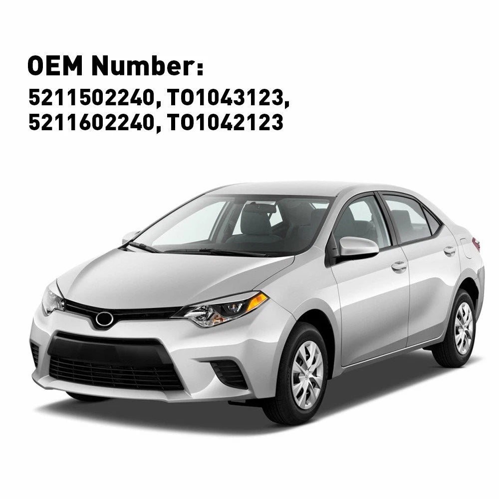 Bumper Bracket For 2014-2016 Toyota Corolla Front Passenger Driver Side 2pcs EOA 6B93BC-57