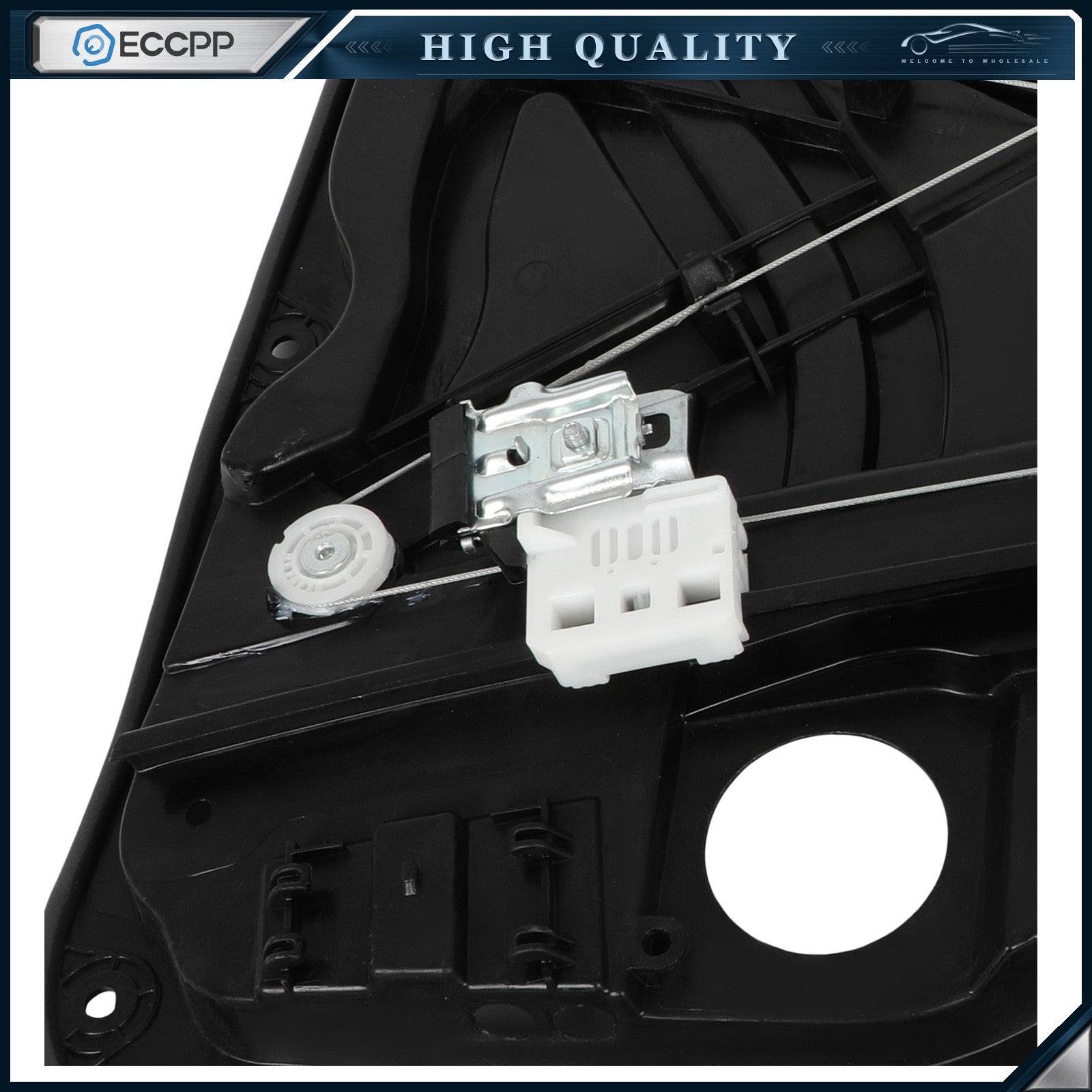 Front Right Window Regulator For Hyundai Tucson 2016-2022 Passenger Side 6B93BC-57