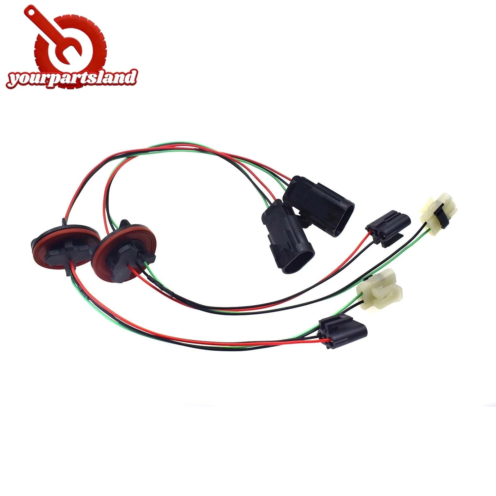 2pcs Headlight Lamp Wiring Harness 09-17 Fit Dodge Ram 1500 2500 Quad Halogen 6B93BC-57