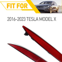 Rear Bumper Reflector Lights Red For Tesla Model X 2016 2017 2018 19 20 21 22 23 6B93BC-57