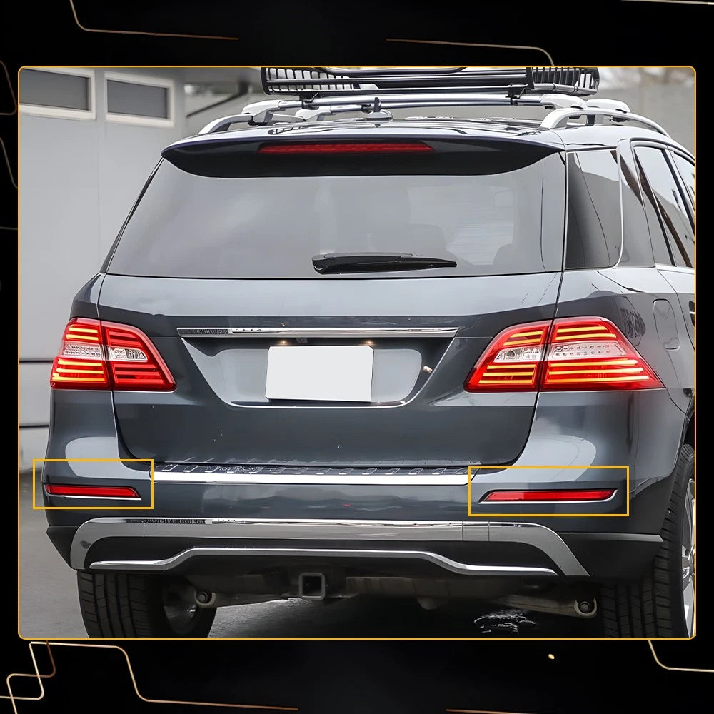 2X Rear Bumper Reflector For Mercedes Benz ML350 GLE350 GLE400 ML63 AMG 12-15 EA 6B93BC-57