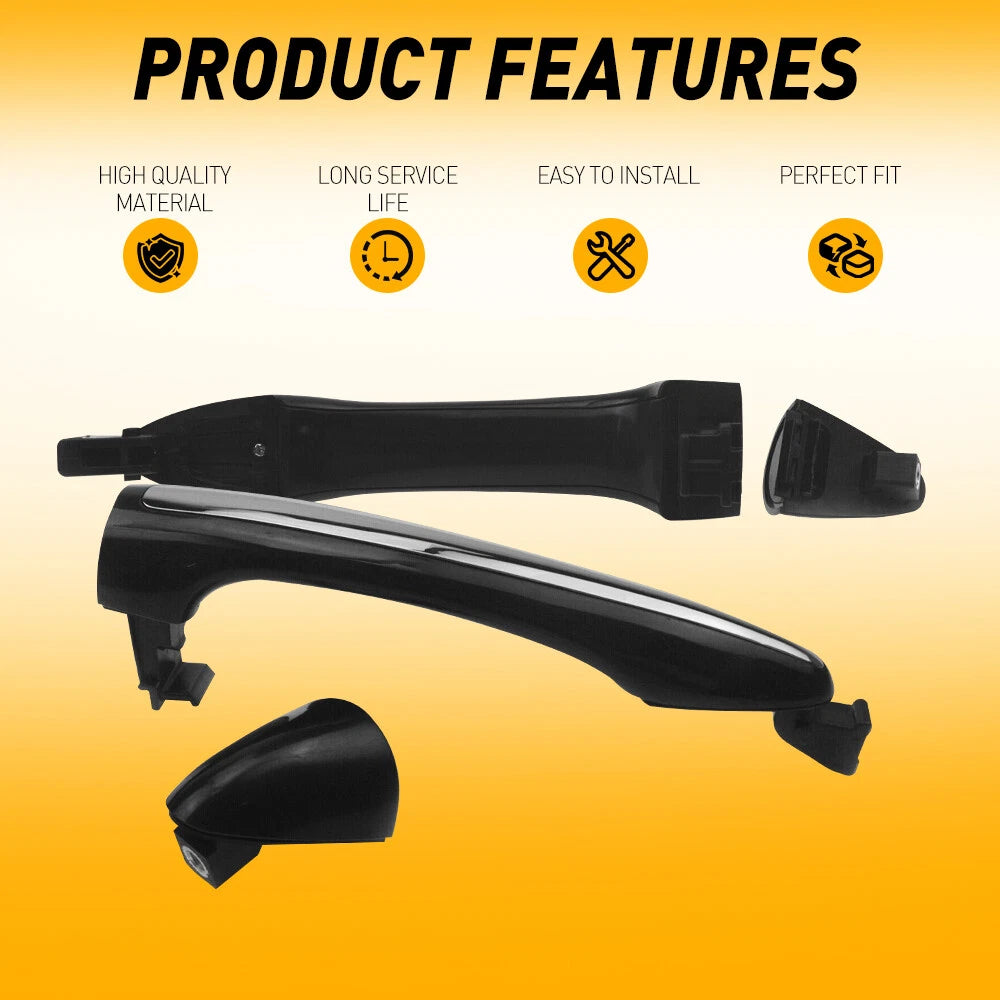 2X Exterior Door Handle Rear & Left Right Side For 2014-2018 Kia Forte Cerato 6B93BC-57