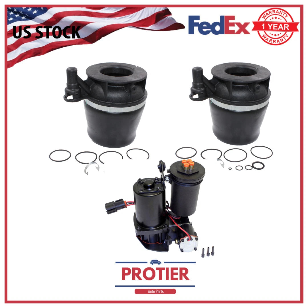 Rear Suspension Air Spring & Compressor Dryer Fits Navigator 2WD 6B93BC-57