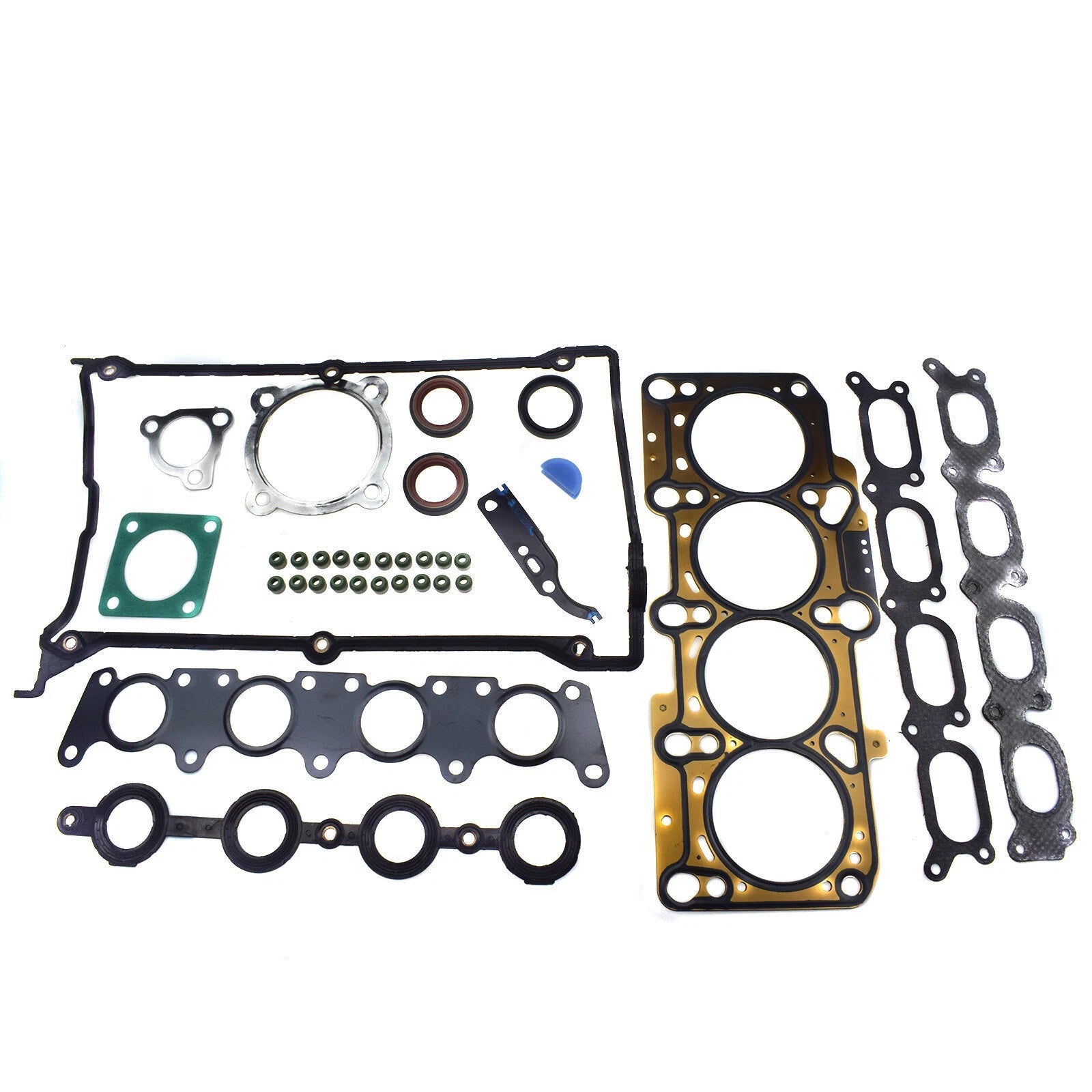 For Audi VW 1.8T Turbo Engine Cylinder Head Gasket Set w/ Turbocharger 058198012 6B93BC-57