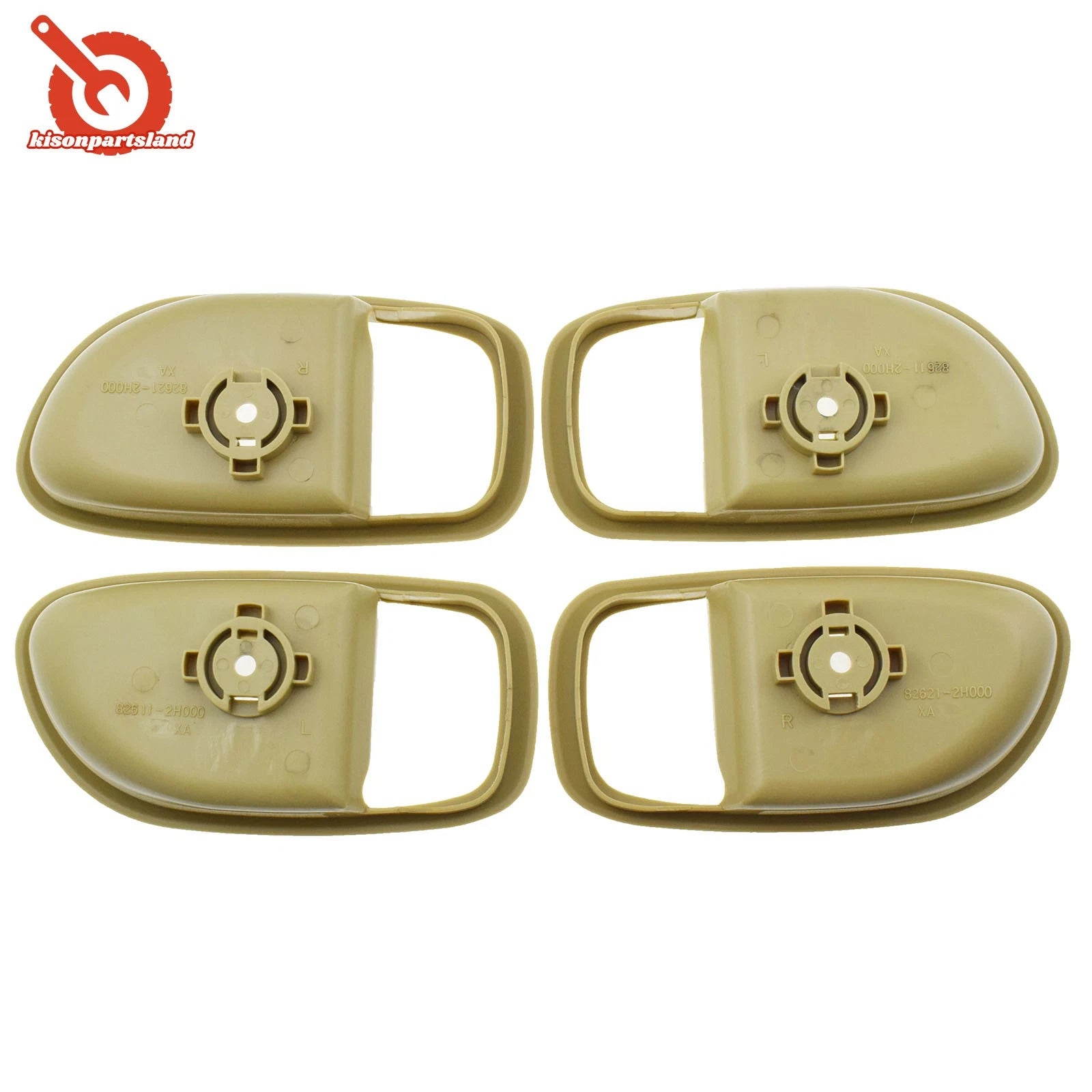 Beige Left Right Interior Inside Door Handle Bezel For 2007-2010 Hyundai Elantra 6B93BC-57