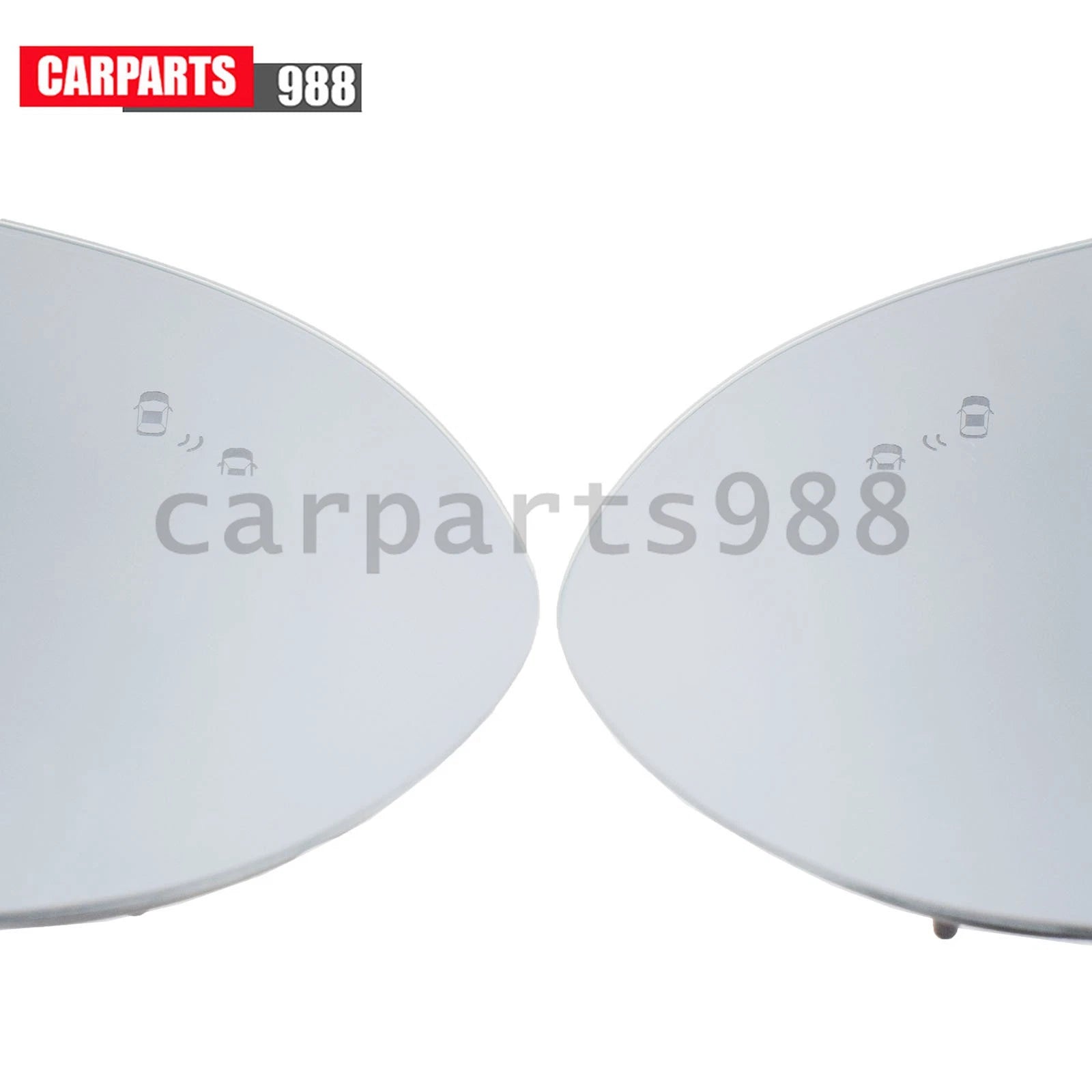 Pair LH & RH Rearview Heated Mirror Glass w/ Blind Spot for Kia Niro 2016-2021 6B93BC-57