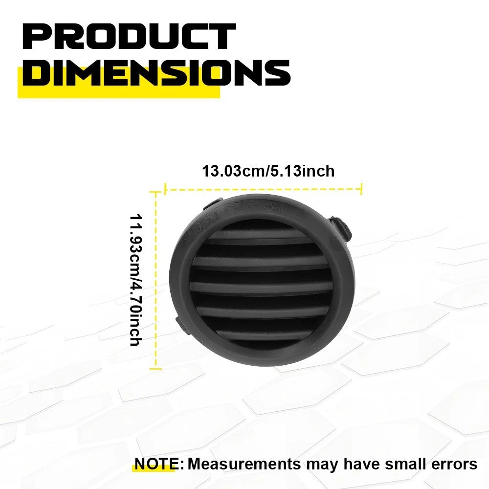 2X For 2009-2013 Subaru Forester Front Left Right Fog Light Hole Cover Bezel EOA 6B93BC-57