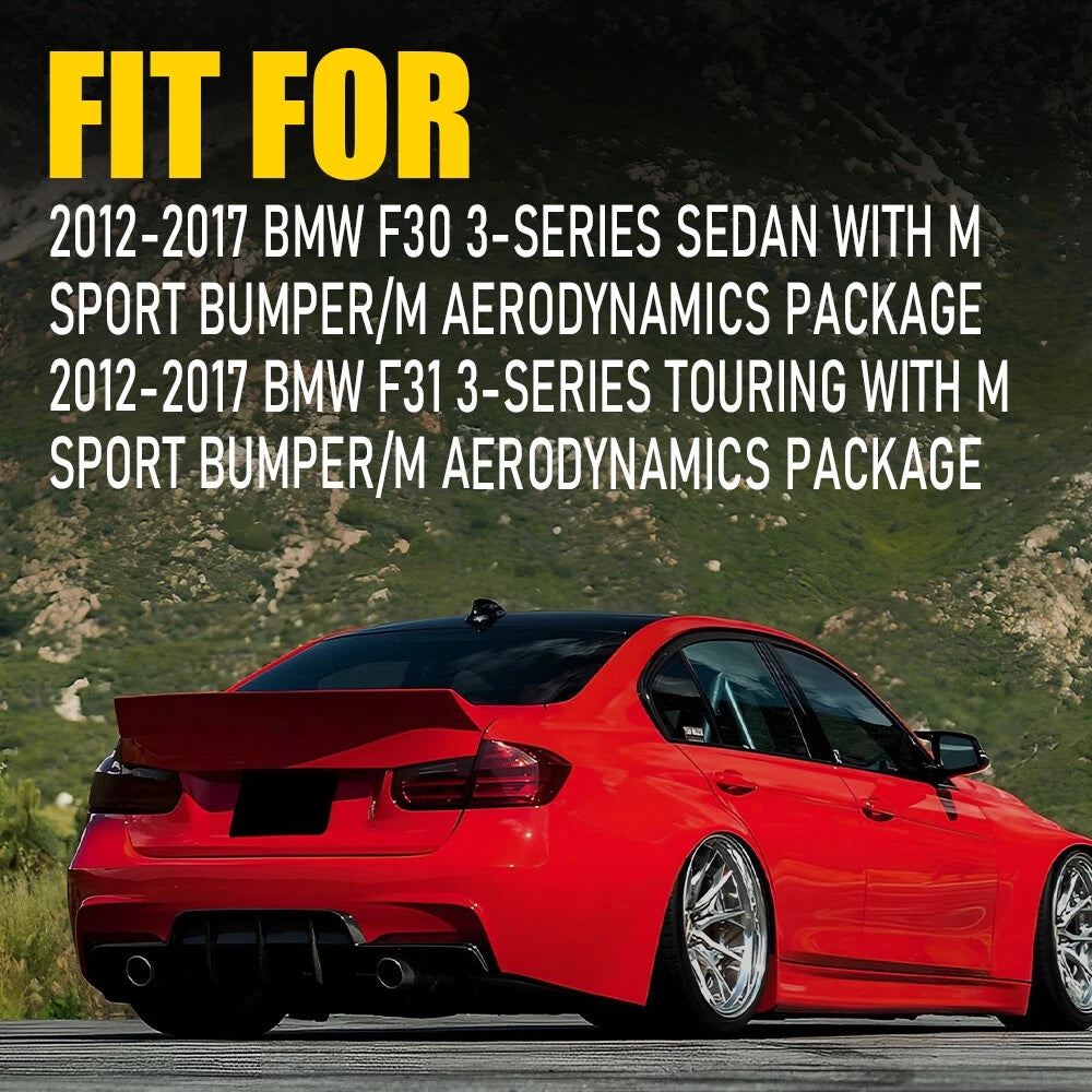 Pair Rear Bumper Reflector For Case 12-17 BMW 3-Series F30 M F31 Sport 330i 340i 6B93BC-57