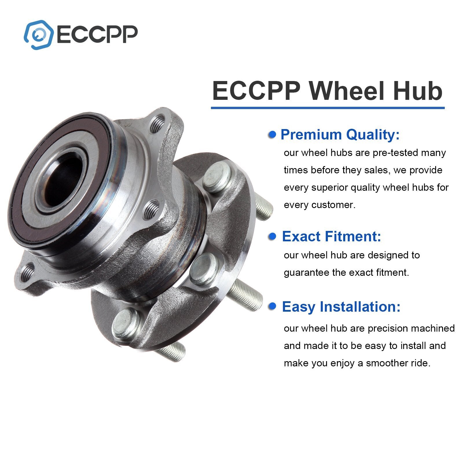 1Pc Wheel Hub Bearing Rear AWD For Subaru Forester Legacy Outback Impreza BRZ 6B93BC-57