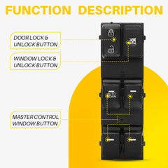 Left Master Power Window Control Switch For 2011-16 Kia Sportage 935703W000WK EA 6B93BC-57
