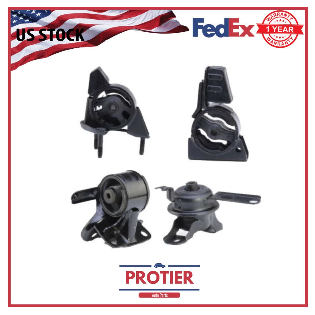 Motor & Trans Mount 4PCS Set For 98-02 Toyota Corolla 1.8L for Auto 3Spd Trans 6B93BC-57