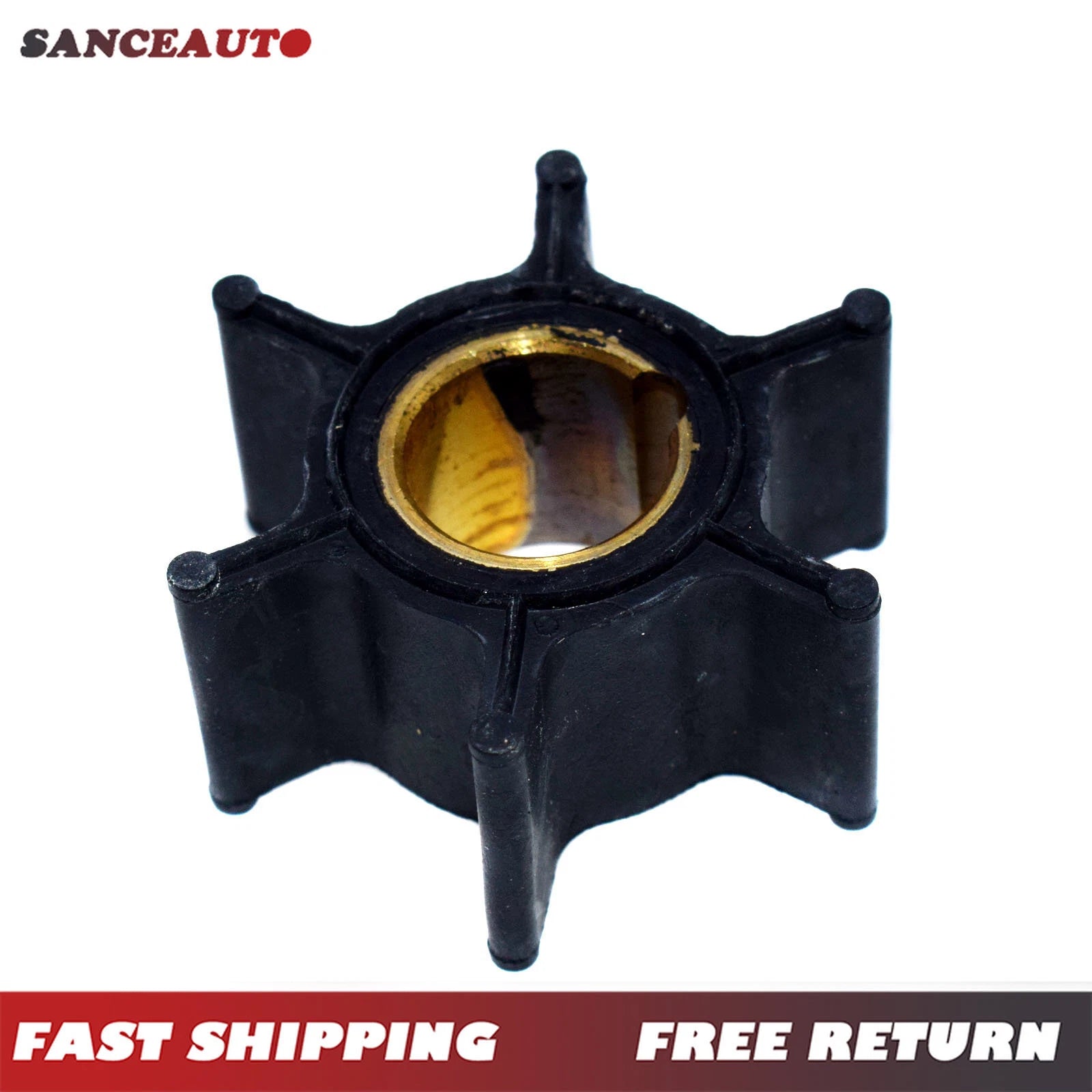 For Water Pump Impeller for Evinrude O-M-C BRP 9.9 15 HP 18-3050 500355 386084 6B93BC-57