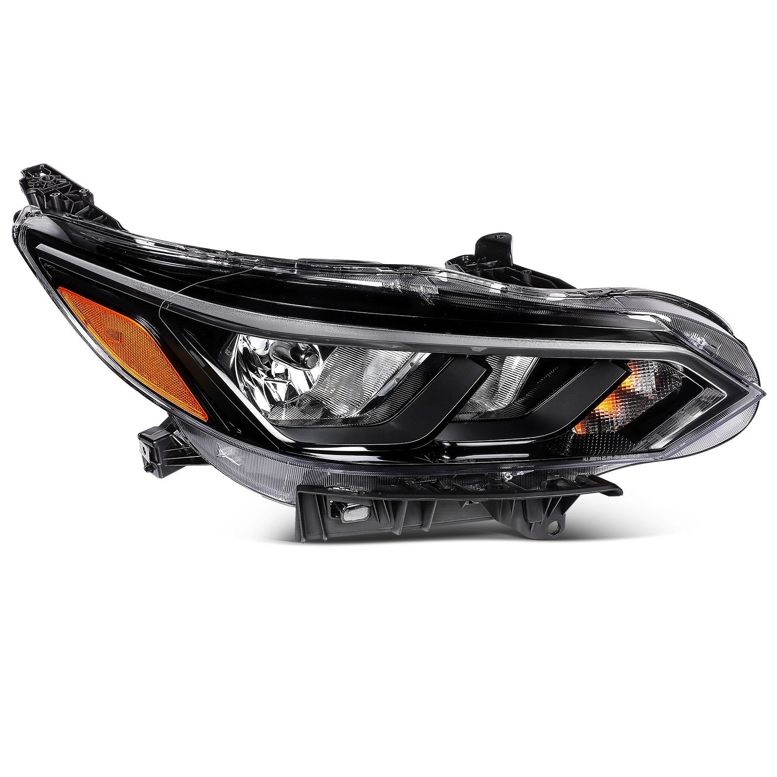 ECCPP Headlights Assembly For Nissan For Sentra 2.0L 2024-2025 Pair Black Amber 6B93BC-57