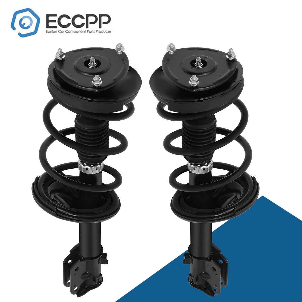 For 2006-12 2014 Kia sedona Front Pair Complete Struts Spring Mount Assembly Set