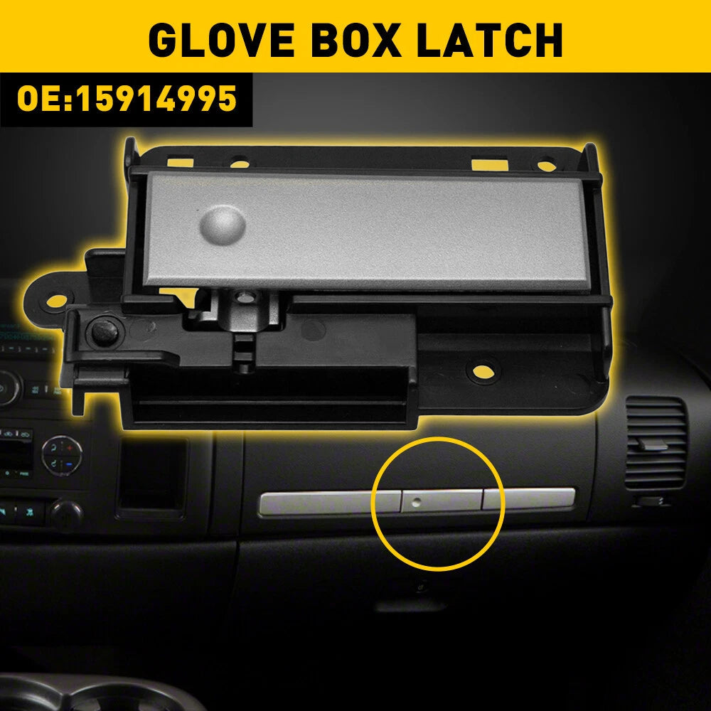 Upper Glove Box Door Latch Handle for 2007-2013 Silverado Sierra 1500 2500HD EOA 6B93BC-57