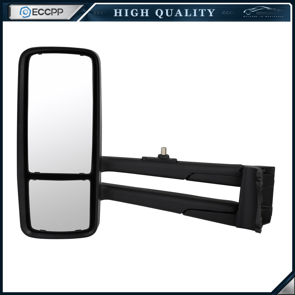 For 2014-2020 Peterbilt 579 567 Chrome Door Mirror Power Heated Left Driver Side 6B93BC-57