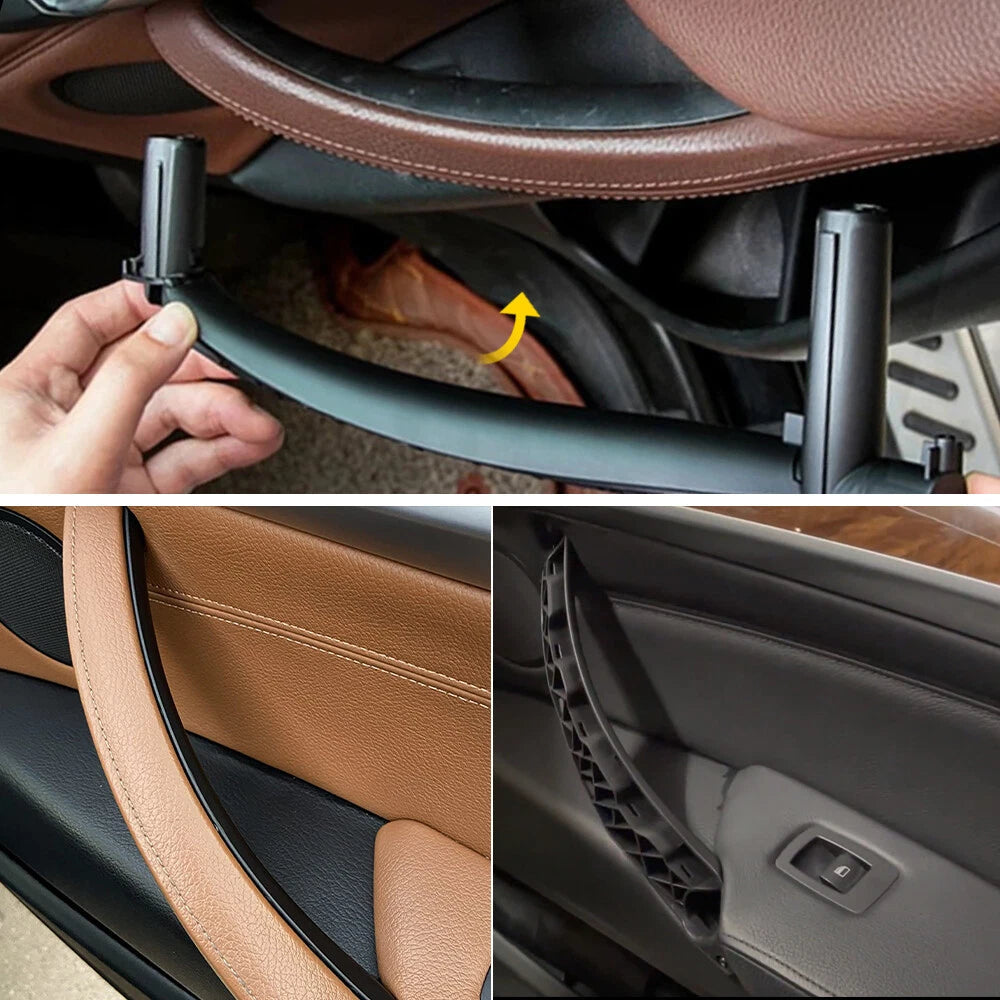 Passenger Side Black Interior Door Pull Handle for BMW X5 F15 X6 F16 2014-2018 A 6B93BC-57