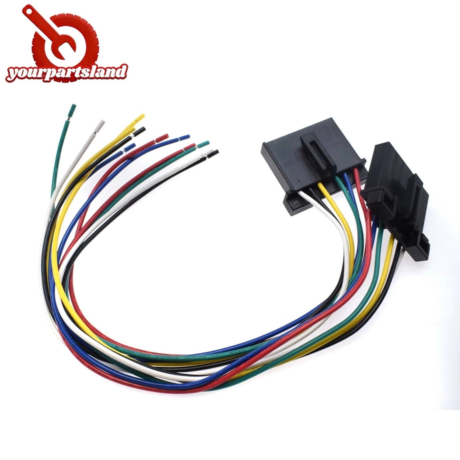 2PCS Rear Stop Tail Lamp Wiring Harness Loom Repair Cable for Ford Transit 00-15 6B93BC-57