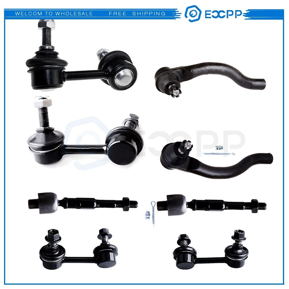 8pcs For 2006-2011 Honda Civic Non-SI Front Rear Sway Bar Links Tie Rods Kit KOEEP