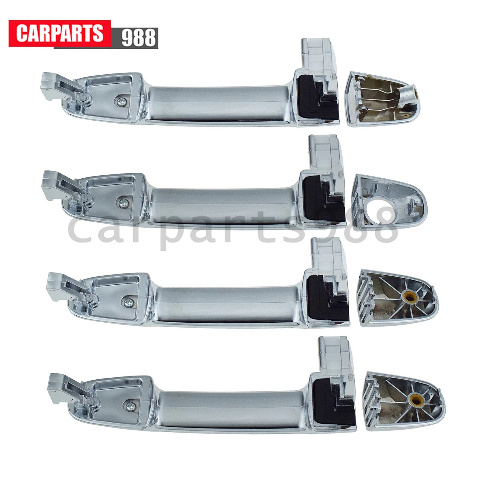 4Pcs Front Rear Left Right Exterior Door Handle For 2006-2010 Hyundai Sonata 6B93BC-57
