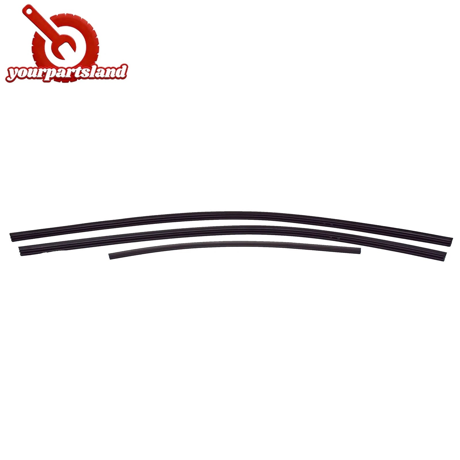 For Honda Pilot 2016-2022 Rubber Front Rear Wiper Inserts Set 3PCS 76622-SMA-004 6B93BC-57