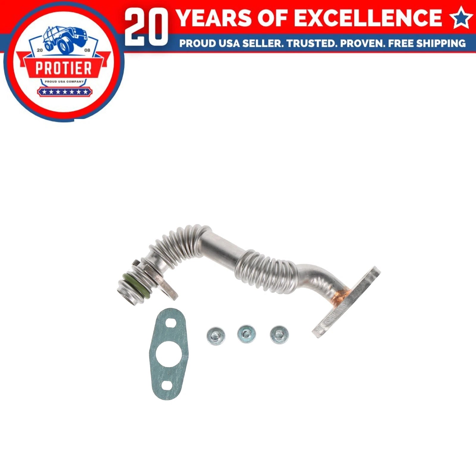 Turbocharger Oil Supply Line Fits Ford Escape Fusion 14-20 L4 1.5L 1499cc 91cid 6B93BC-57